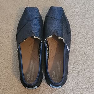 Sparkly Blue Toms